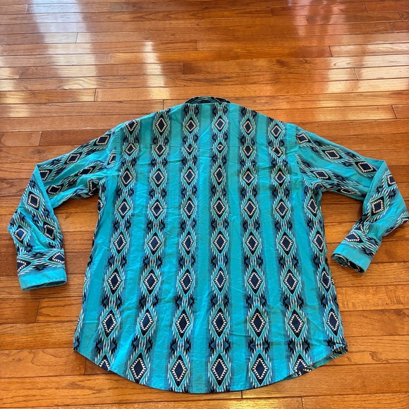 Mens Wrangler pearl snap button up - Picture 4 of 4